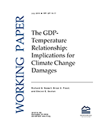 The GDP-temperature relationship: implications for climate change damages